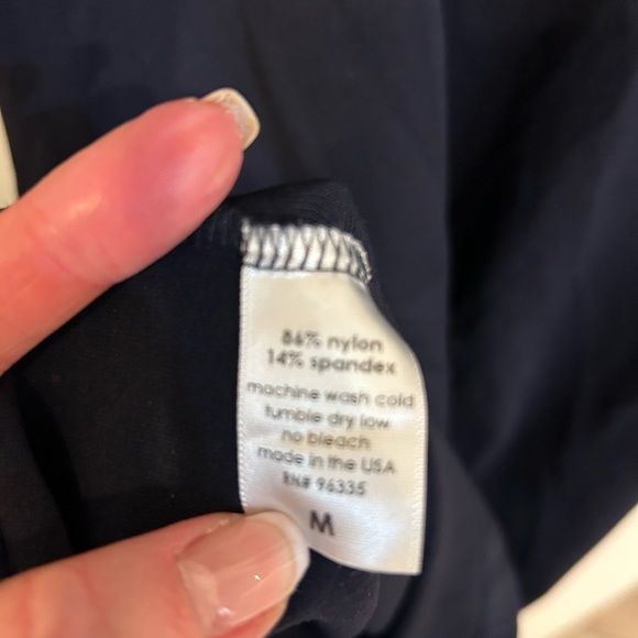 NWOT Susana Monaco Midnight Navy Bodycon Long Sleeve Dress M - Picture 3 of 4